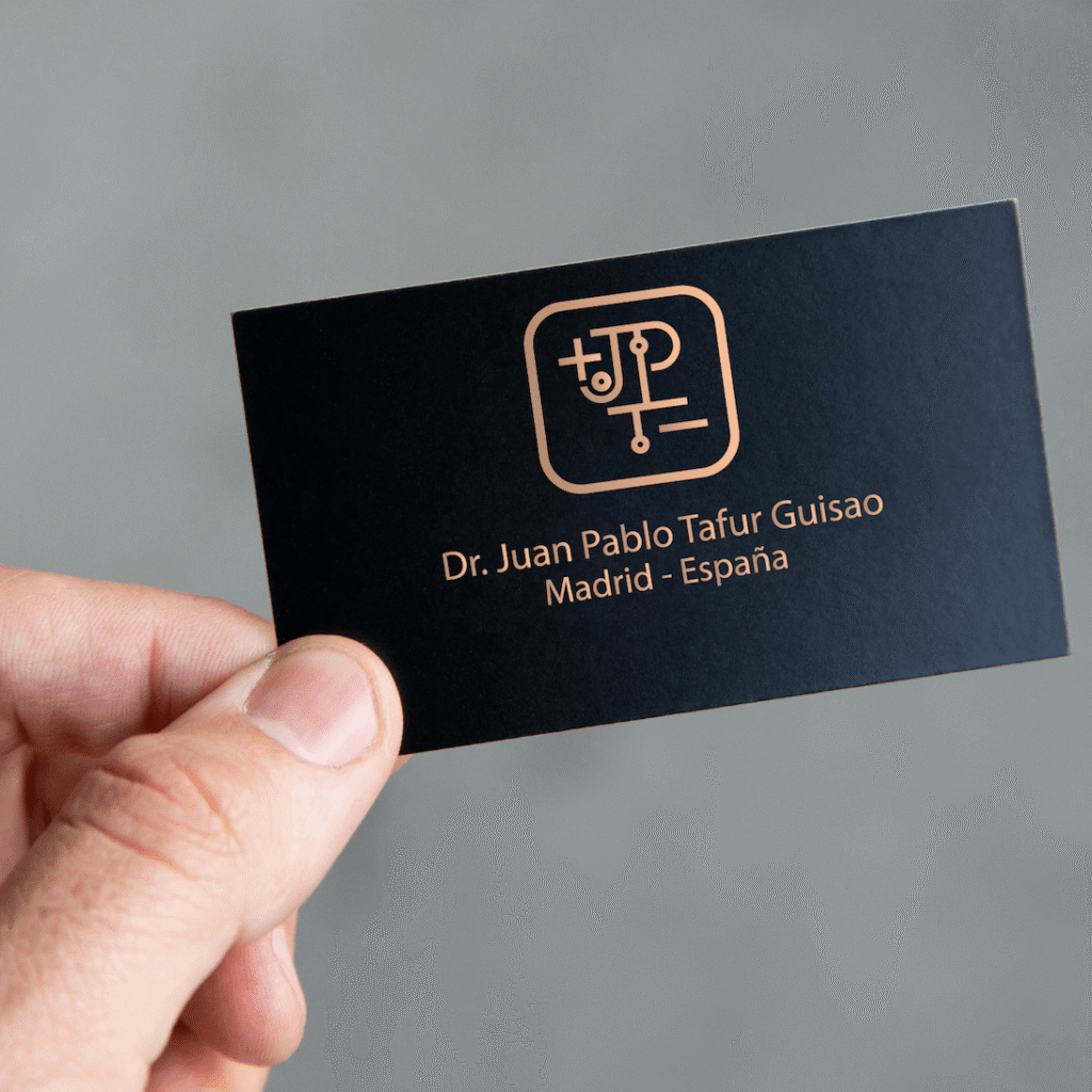 Maqueta Tarjeta Logo JPTG