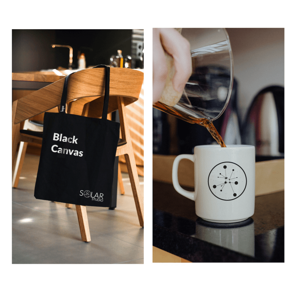 Maquetas Taza Logo Solar Estudio